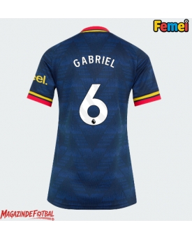 Arsenal Gabriel Magalhaes #6 Tricou Fotbal Replică 2026-27 Femei Deplasare